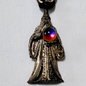 Pewter Wizard Necklace
